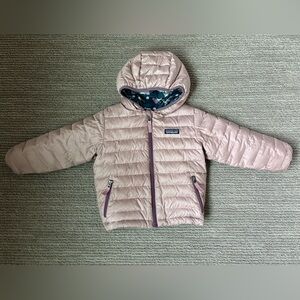 Patagonia reversible down sweater hoodie